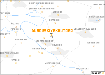 map of Dubovskiye Khutora