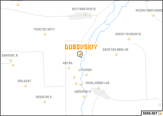 map of (( Dubovskiy ))