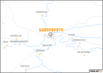 map of Dubovskoye