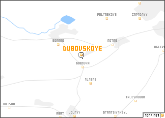 map of Dubovskoye