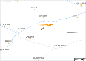 map of Dubovyy Gay