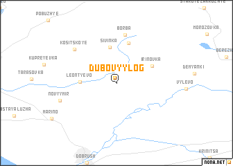 map of Dubovyy Log