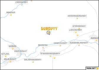 map of Dubovyy