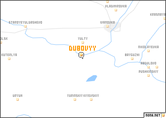 map of Dubovyy