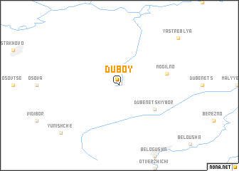 map of Duboy