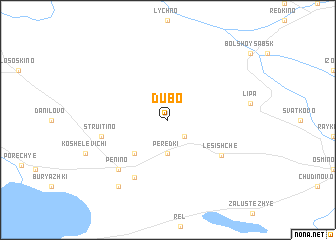 map of Dubo