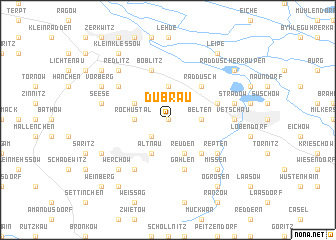 map of Dubrau