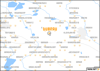 map of Dubrau