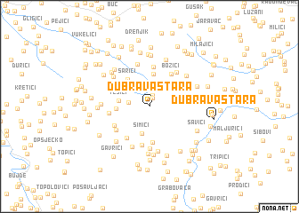 map of Dubrava Stara