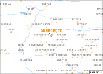 map of Dŭbravata