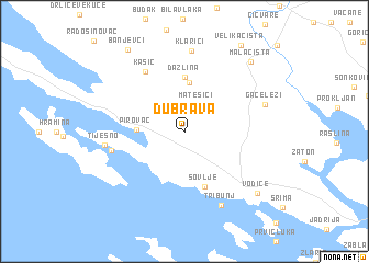 map of Dubrava