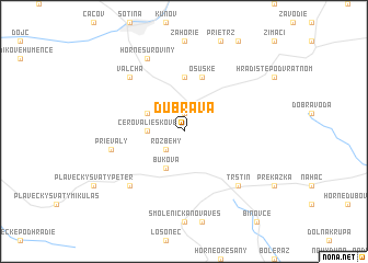 map of Dúbrava