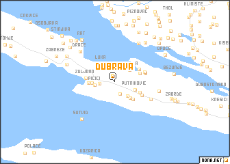 map of Dubrava