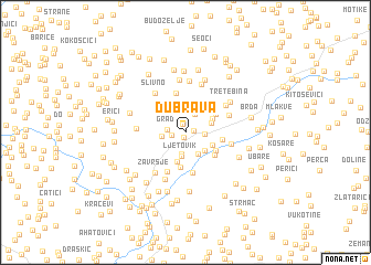 map of Dubrava