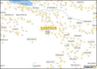 map of Dubrava