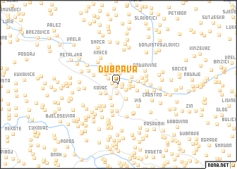 map of Dubrava