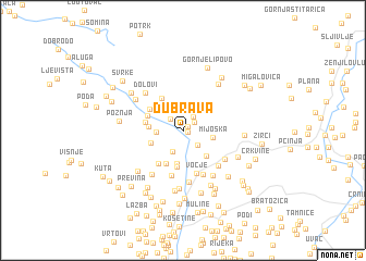 map of Dubrava