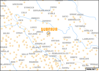 map of Dubrava