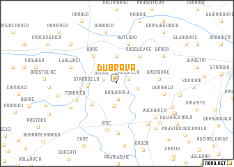 map of Dubrava