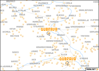 map of Dubrava