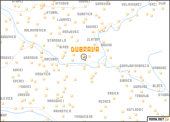 map of Dubrava