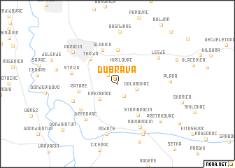 map of Dubrava