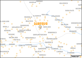 map of Dubrava