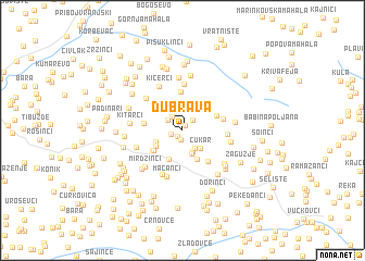 map of Dubrava