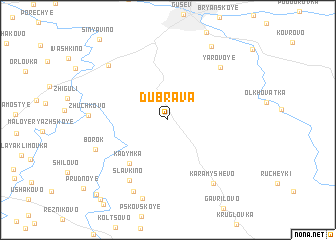 map of Dubrava