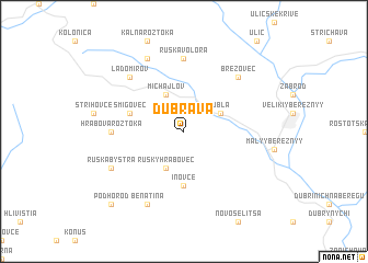 map of Dúbrava