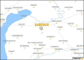 map of Dubrava