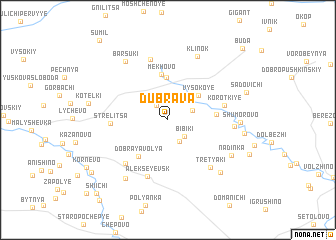 map of Dubrava