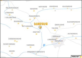 map of Dubrava