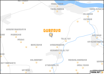 map of Dubrava