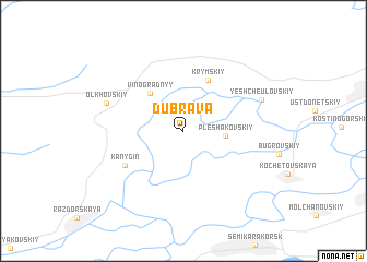 map of Dubrava