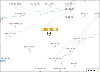 map of Dubrava