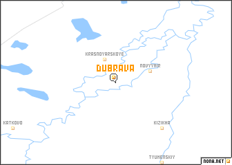 map of Dubrava