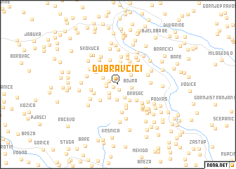 map of Dubravčići