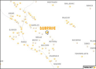 map of Dubrave