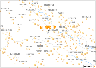 map of Dubrave