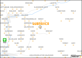 map of Dúbravica