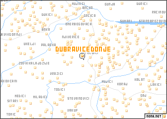 map of Dubravice Donje