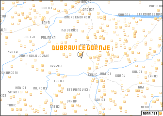 map of Dubravice Gornje