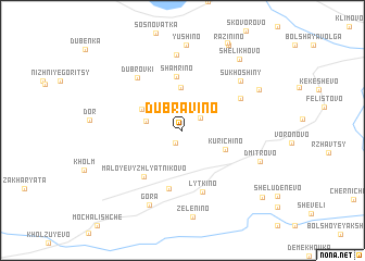 map of Dubravino
