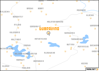 map of Dubravino
