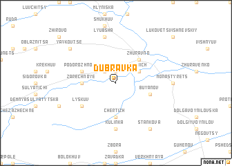 map of Dubravka