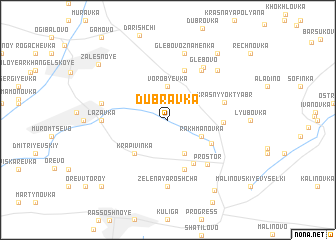 map of Dubravka