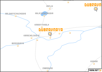 map of (( Dubravnaya ))