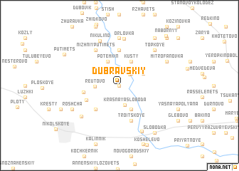 map of Dubravskiy