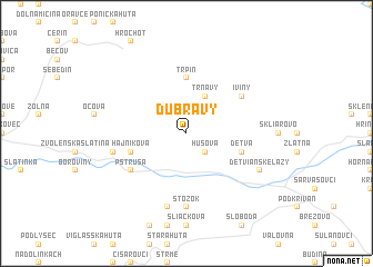 map of Dúbravy